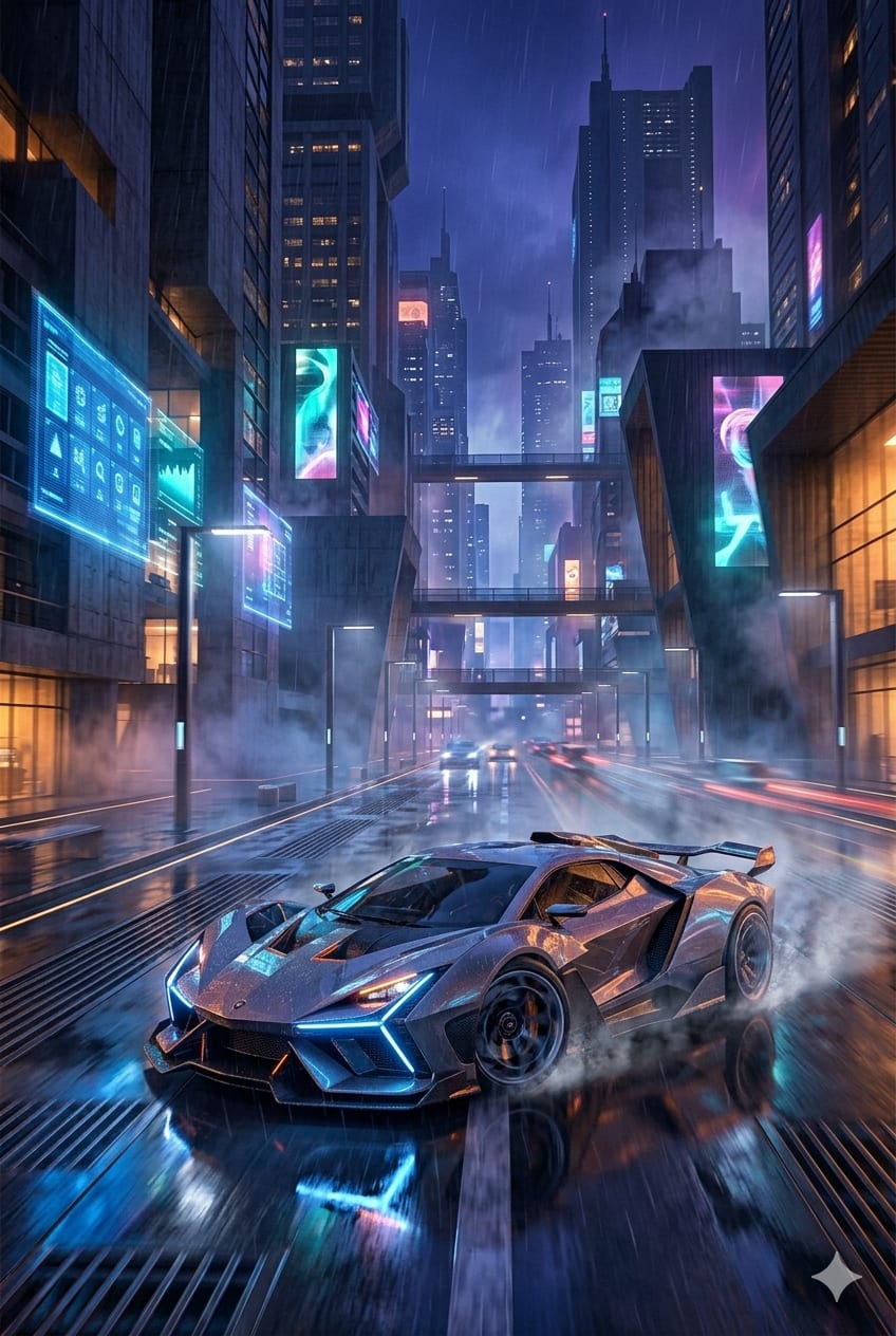 Neon Drift key art.