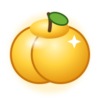 Golden apple collectible sprite