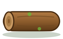 Log obstacle sprite