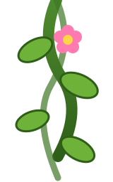 Hanging vine obstacle sprite