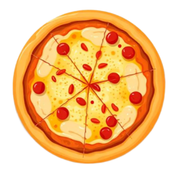 Baked pizza sprite