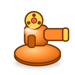 Foam-dart blaster turret sprite